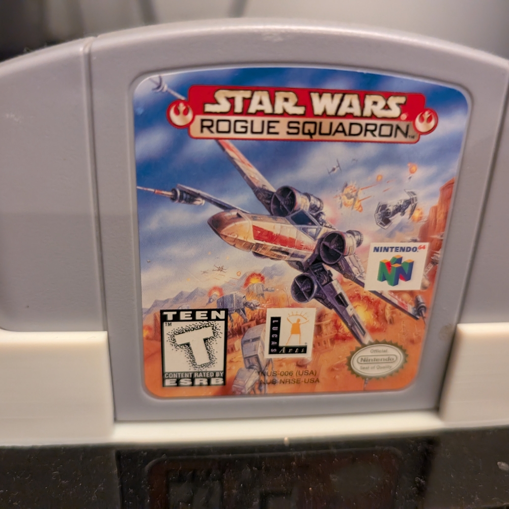 Nintendo Gray Star Wars Rogue Squadron N64 Game